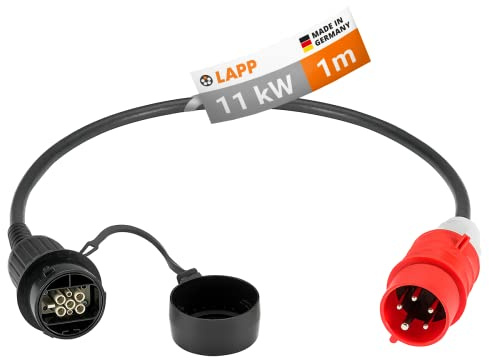 Lapp Mobility CEE Ladeadapter / 11kW / 16 A / 3-Phasig/für unkompliziertes Laden zu Hause oder unterwegs