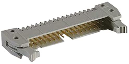 Harting SEK 18 Leiterplatten-Stiftleiste gerade, 40-polig / 2-reihig, Raster 2.54mm, Kabel-Platine,