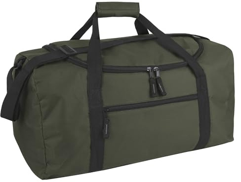 21 Inch, 40 Liter Duffel Bag for Men, Women, Teens – Travel Weekender Overnight Carry-on Shoulder Duffel Tote Bag (Blue)