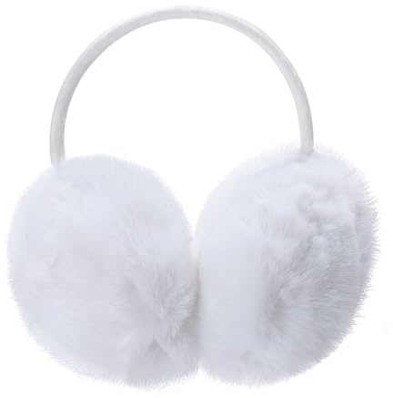 Women Winter Earmuffs Girls Faux Fur Fluffy Soft Ear Warmer Outdoor Plush Warm Ear Covers