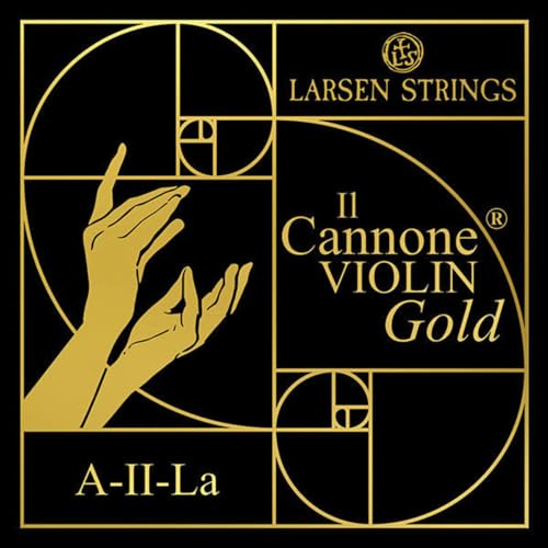 Larsen - Il Cannone Gold - A-Soloist Einzelsaite - 4/4 Violine - Multifilament-Fiber Nylonkern, Umwicklung Aluminium - Spannung 6,0 kg/13.2 lbs