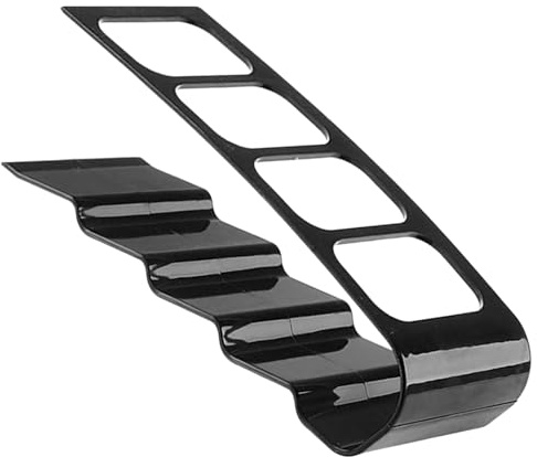 HERCHR Controller-Halter, 4 Fächer, Fernbedienungs-Organizer Für Tisch, Fernbedienungshalter Für Tisch, Fernbedienungs-Organizer, TV-Fernbedienungshalter Für Bett(Schwarz)
