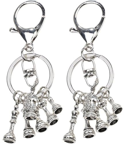 Lpitoy Modischer Schach-schlüsselanhänger, Schachfigur, Kuppel-anhänger, Auto-schlüsselanhänger, Metall-schlüsselanhänger, Anhänger, Schachfigur, Schlüsselanhänger Für Damen Und Herren