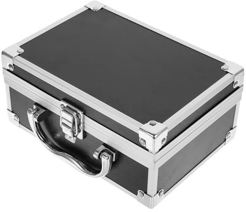 Beaupretty Tragbarer Make-up-Koffer Aus Aluminiumlegierung Make-up-Organizer Und Aufbewahrungsbox Kosmetikbox Für Reisen Und Tägliche Nutzung Kompakt Und Langlebig