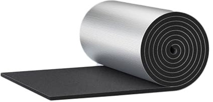Coton D'isolation Phonique En Feuille D'aluminium Auto-adhésif, Coton D'isolation For Murs Extérieurs, Barrière Résistante À La Chaleur For Mur De Toit, Convient For Une Utilisation Dans Les Murs(50mm