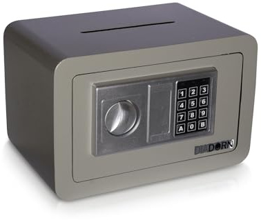 Kleiner Einwurftresor | Einwurfschlitz |Kassentresor| Rückholsicherung | Pin Code Elektronik Schloss