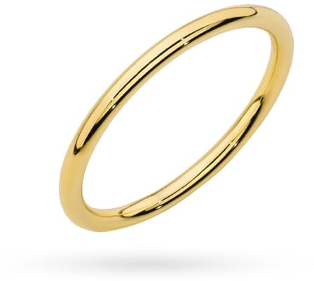 MARKO Ring 925 Damen & Herren – Schlichte Eleganz als Ehering oder Schmuckring | Gold oder Silber | Geschenkbox inklusive