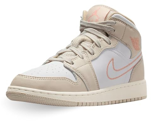 NIKE Scarpe Air Jordan 1 Mid Se (GS) Taglia 37.5 Codice HQ5879-100 Bianco Ragazza
