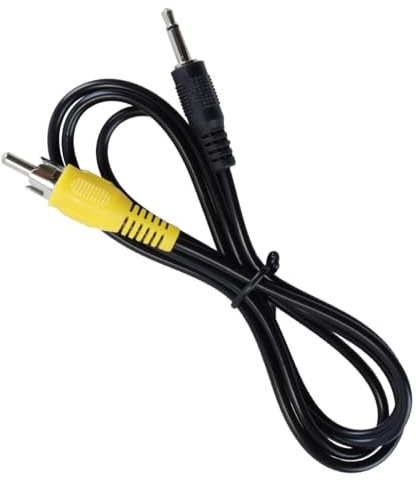 Durlo 3.5mm Mono Jack Plugs To R-CA Phono Single Plugs Leads Cable AV Audio Cable