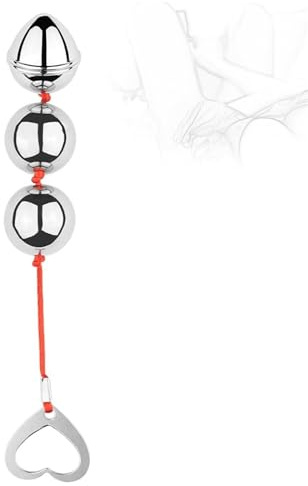 CYGzeon Analkugeln Aus Metall, Analkette Mit Kugeln, Analplug, Liebeskugeln, Buttplug, Vaginale G-Punkt Prostata Stimulation, Masturbation, Fetisch, Analsexspielzeug