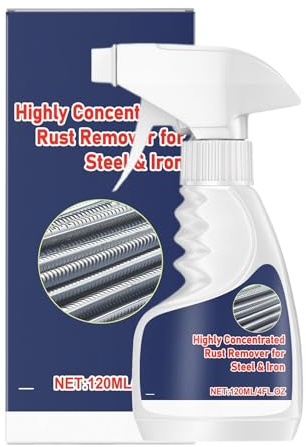 fayarrd Rimuovi Macchie di Ruggine,120ml Detergente Concentrato | Rimuovi Ruggine per Autoveicoli | per Casa Cucina Garage Officina Auto Barche e Camper Elimina Macchie e Ossidi