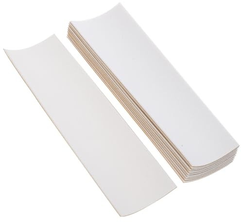 HOMSFOU 10 Stück Rutschfestes Schaumstoff Grip Tape für Fingerboards Weiche Hochelastische Finger Skateboard Aufkleber 38x110mm Langlebiges Fingerboard Zubehör