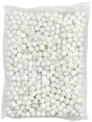 YDMHYLAI 500 rundor 0,2 g 6 mm vita Airsoft BBs, halkfria lätta mjuka, bärbara plastkulor for gevär(6mm-1000 rounds)