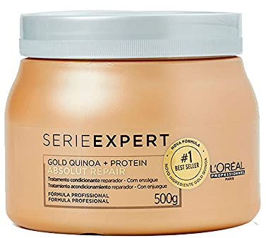 L'Oréal Professionnel Reparierende Haarmaske für strapaziertes und trockenes Haar, Mit Quinoa, Serie Expert, Absolut Repair Maske