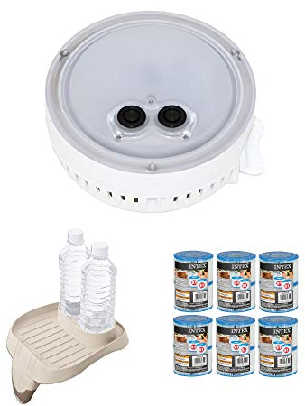 Intex Luce LED multicolore per spa e portabicchieri e filtri per piscina tipo S1 (confezione da 6)