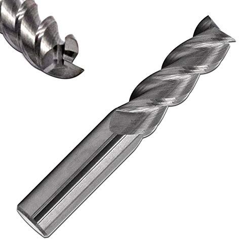 Corintian VHM Alufräser, Ø 1-12mm, Dreischneidrig, Vollhartmetall, für Aluminium, Kunststoff, etc. (12mm)