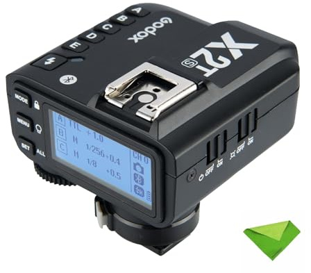 Godox X2T-S TTL Wireless Flash Trigger for Sony, 1/8000s HSS, Bluetooth Connection Supports iOS/Android App Controller, TCM Function, 5 Separate Group Buttons, New Hotshoe Locking, New AF Assist Light