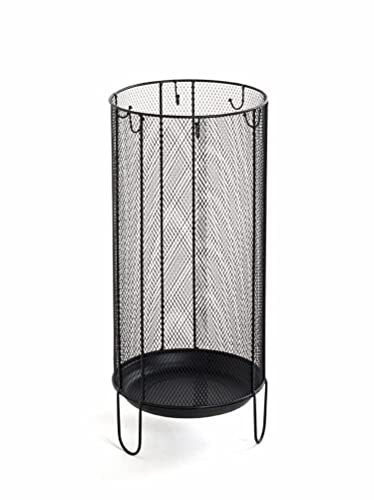 HAKU Schirmständer Regenschirmständer modern schwarz, Metall - Maße: H 48 x Ø 26 cm