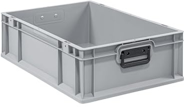 PROREGAL Eurobox NextGen Portable Duo | HxBxT 17x40x60cm | 34 Liter | Eurobehälter, Transportbox, Transportbehälter, Stapelbehälter
