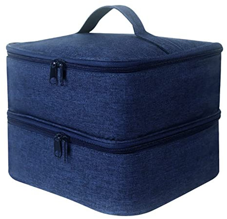 Nagellack-Aufbewahrung, 2-lagiges Nagellack-Etui, für 30 Flaschen (15 ml – 0,5 Unzen flüssig), Aufbewahrungstasche für Nagellack