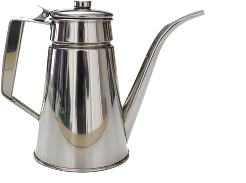 Oliera 1 L Acciaio Inossidabile 18/10 con Manico Antigoccia