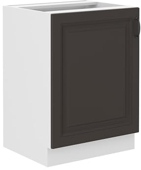Kuechen-preisbombe Unterschrank 60 cm Stilo Grau Küchenzeile Küchenblock Küche Landhaus Einbauküche