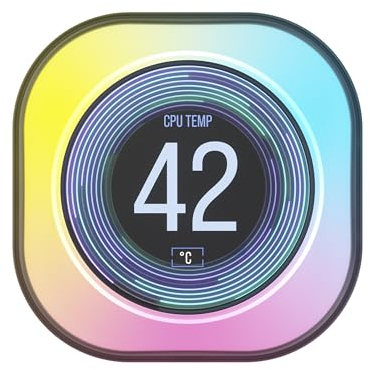 Corsair iCUE LINK AIO LCD Screen Module - 2.1” IPS LCD screen - 24 Individually Addressable RGB LEDs - Tool-Free Installation - White