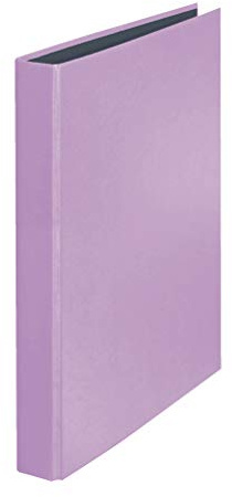 FALKEN 10x PastellColor Ringbuch 2-D-Ring-Mechanik DIN A4 Flieder-Lila | Made in Germany Füllhöhe 25 mm ideal für Büro und Schule