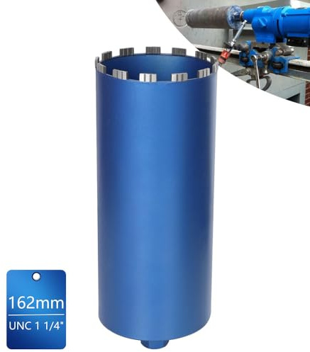 XIIW Corona Diamantata Ø162mm L460mm per Carotaggio a Secco e a Umido su