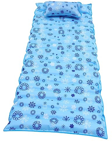 Mikinona Almohadilla de Hielo Inyección de Agua Colchón de Agua Fría para Verano Alta Capacidad de Carga Adecuado para Niños y Adultos Uso en Dormitorio Camping o Playa