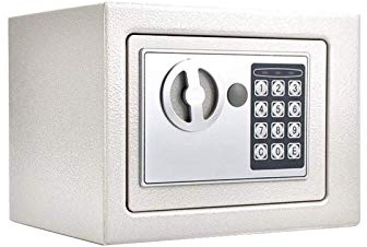 RLKHXBS Sicuro, cassaforte Domestica, Sicurezza Digitale Elettronica Safe, deposito di Sicurezza antincendio per antincendio per la casa di Gioielli Commerciali alberghieri (Colore: Bianco)