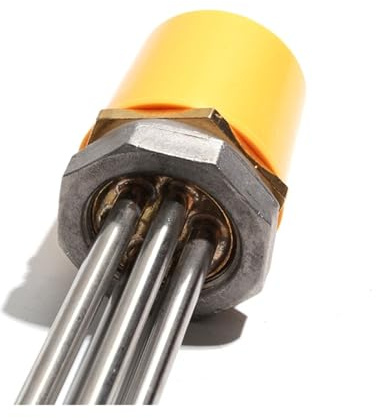 CSFFA Elemento Calentador de Agua G1 1/2, 110 V, 220 V, 380 V, Resistencia Solar, 3000 W, 4500 W, 6000 W, 9000 W, 12000 W, Tuerca(DN32 42mm,380V_3KW 195MM)