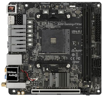 B450 GAMING-ITX/AC Fit For ASROCK Motherboard Mini-ITX For AM4 CPU SLOT Ryzen 5600X 3600 5600G 3300X DDR4 M.2 NVMe motherboard