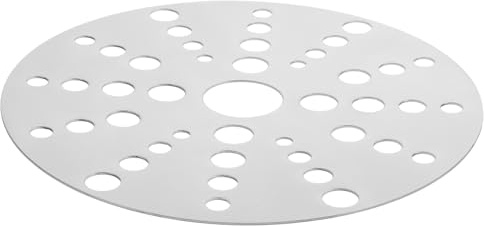 LOPUNER Piastra per trasferimento di calore in acciaio inox, 18 cm, per piano cottura a induzione come adattatore per padelle e casseruole in casa