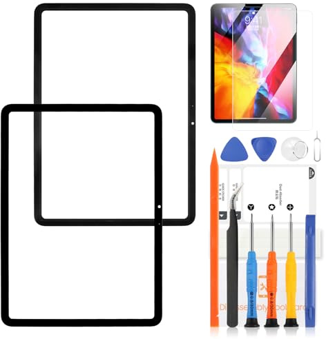 LADYSON Schermo LCD per iPad Air 6 11 pollice 2025 Vetro Esterno Solo Sostituzione Pannello di Vetro Frontale Senza LCD/Digitizer con Strumenti per iPad Air 6a Gen 11 pollice A3267 A3270 Parte di