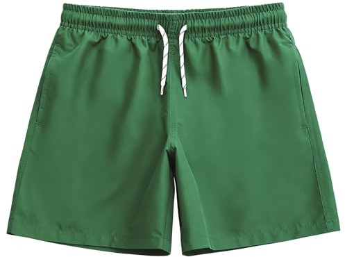 MEILONGER Boys Swimming Shorts with Liner Swim Trunks for Teen Quick Dry Board Shorts Kids 5-inch