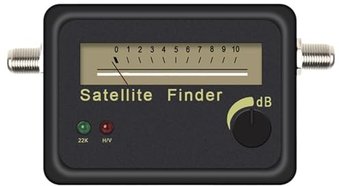Ricevitore Del Misuratore Di Segnale Allineamento Cercatore Satellitare For Parabola SATV LNB Direc Amplificatore Digitale Localizzatore Sat Finder Rilevamento Preciso(Added White cable)