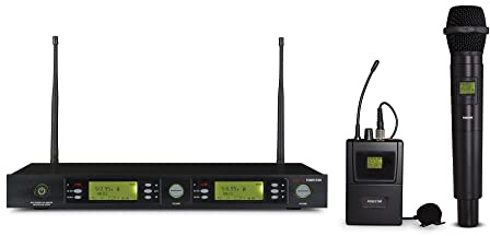 Micrófono inalámbrico doble UHF