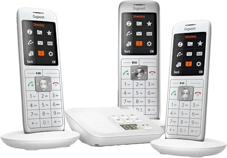 Gigaset CL660A Trio - Schnurgebundenes Landline-Telefon - Weiß
