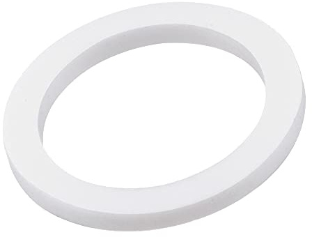 sourcing map 20er Pack PTFE Flachdichtung 24mm ä.D. 18mm i.D. 2mm dick Flanschdichtung weiß
