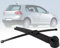 Auto Heckscheibenwischer, Scheibenwischer Set Wischerarm Heckwischerarm Hinten Wischblätter Wischer Ersatz für VW Golf 5 2003-2008, Golf 6 2009-2013, Polo MK4 2002-2009