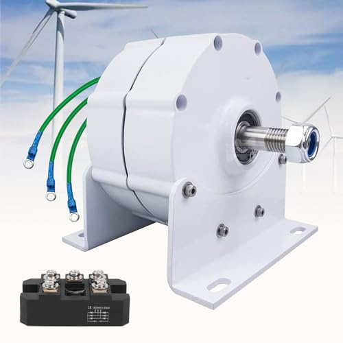 12000W Permanent Magnet Generator Motor, 3-fas Gearless Permanent Magnet Generator med likriktare, låghastighets AC Alternator Generatorer med basanvändning för vindkraftverk vattenturbin,220V