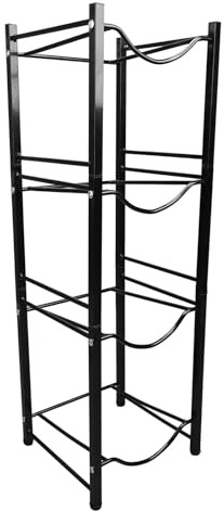 Soporte para Jarra Enfriadora de Agua, Estante para Ahorro de Espacio de 4 Niveles, Soporte para Dispensador de Botellas de Agua para el Hogar, Cocina y Oficina