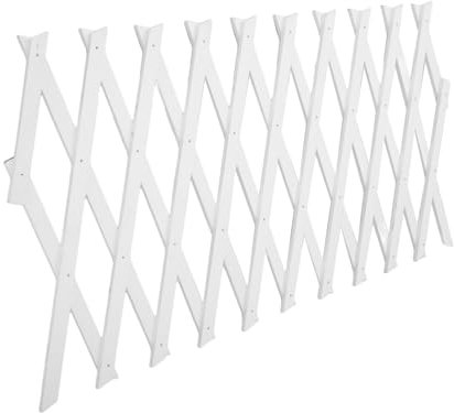 IWOWHERO Clôture De Jardin Extensible En Pour Plantes Grimpantes Treillis Mural Ajustable Pour Intérieur Et Extérieur Support Décoratif Pour Vignes Design Élégant Et Multifonctionnel Pour Votre Jardin