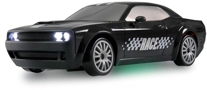 Amewi Drift Muscle Car 4WD 1:20 RTR svart RC fjärrstyrd bil med golvbelysning