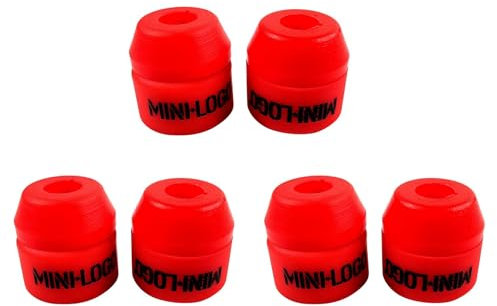 Booso 6X 94A Rebound Polyurethan Pad Minilogo Skateboard StoßDäMpfer Skaten Deck Truck Lenkung Pad Longboard Halter Pad