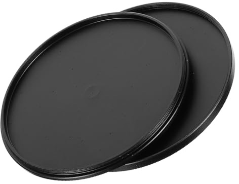 TEHAUX 77-mm Uv Schutzkappe Für Kamerafilter Und Objektive Metall Filterstapel Mit Schutzgehäuse Kompatibel Mit 77-mm Gewinde Kratzschutz Für Filteraufbewahrung