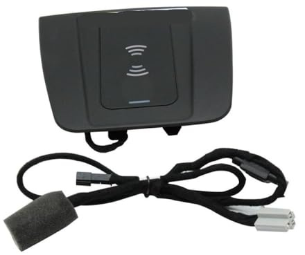 QI Wireless Charger Pad Fast Charge Holder Compatible With Android Phones And Car Mount For 3 2015-2018 Models(Black)