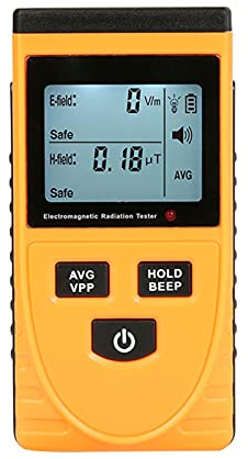 Contatore Geiger, Rilevatore di radiazioni del campo elettromagnetico Tester Tester EMF Meter portatile ricaricabile portatile Dosimeter Detector SD