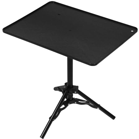 LALADEFIEE Treppiede per Videoproiettore e Supporto per Laptop Staffa per Proiettore e Vassoio Accessori per Proiettore con Design Compatto e Facile Montaggio